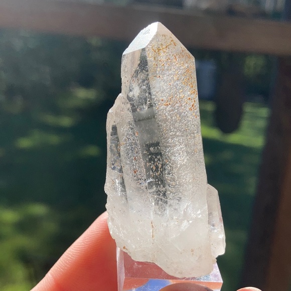 Natural Crystal Other - Icy White Zambian Quartz Crystal Cluster